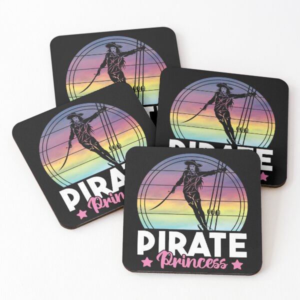 Item preview, Cute Pirate Princess Girls Retro Sunset Ship Pirate Costume designed and sold by MintedFresh.