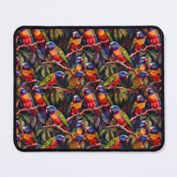 Item preview, Beautiful Rainbow Lorikeets Pattern designed and sold by Orianah.