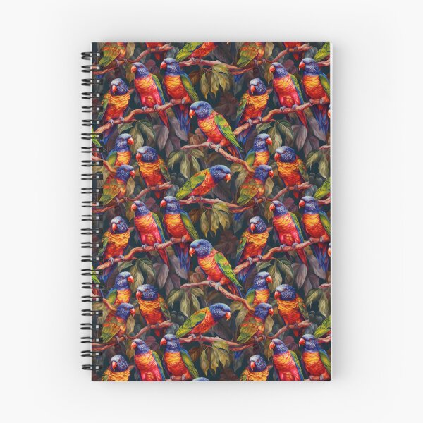 Item preview, Beautiful Rainbow Lorikeets Pattern designed and sold by Orianah.