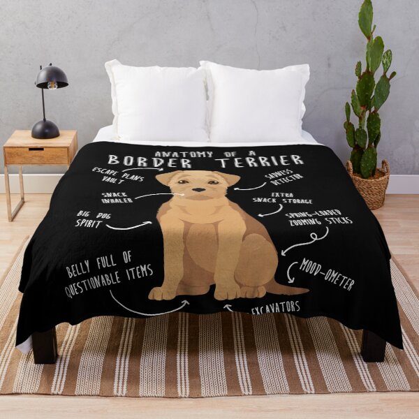 Item preview, Border Terrier Wheaten Dog Anatomy designed and sold by Clara Hollins.