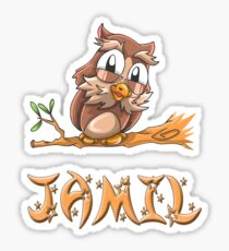 Jamil Owl Sticker
