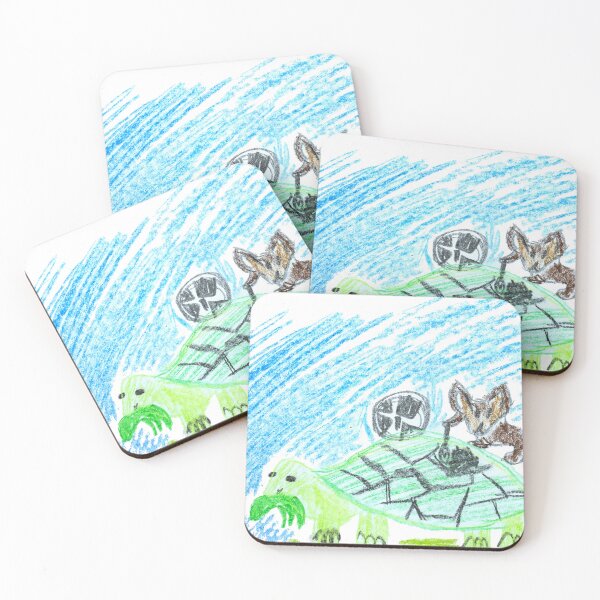 Item preview, Turtle with dog on its back designed and sold by MadeBySicilian.