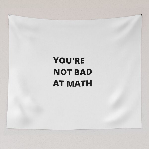 Item preview, you are not bad at math stickers  designed and sold by azghari.
