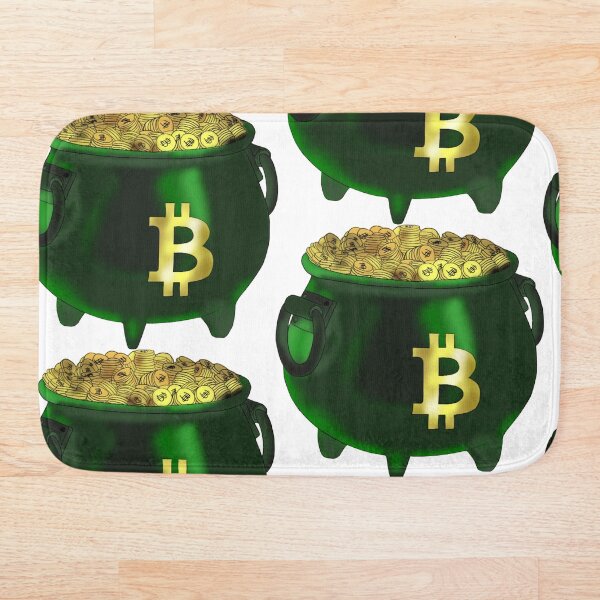 Aperçu de l'œuvre Pot de Bitcoin doré créée et vendue par Hack3rRunway.