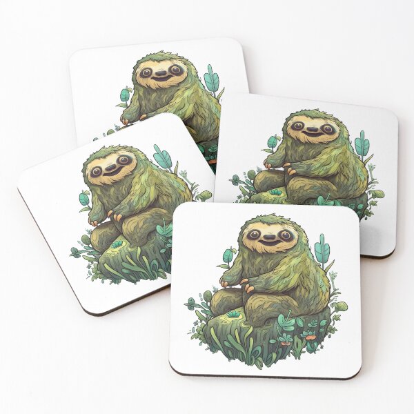 Item preview, Algal Bloom Sloth designed and sold by The-AI-Artisan.