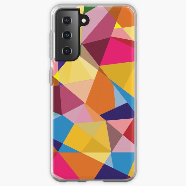 Creative Geometry rainbow triangles Samsung Galaxy Soft Case