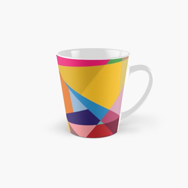 Creative Geometry rainbow triangles Tall Mug
