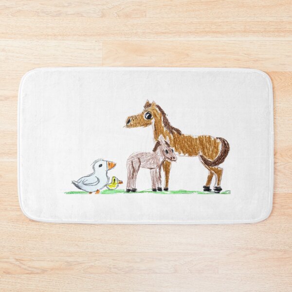 Item preview, Duck and chick together with mare and foal designed and sold by MadeBySicilian.