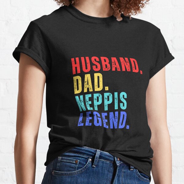 HUSBAND DAD NEPPIS LEGEND, Beach Sports, National Beach Day, Tropical Vacation Classic T-Shirt