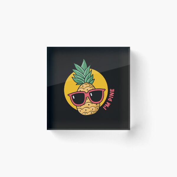 Item preview, I'm Pine Pineapple In Sunglasses designed and sold by bolkibox.