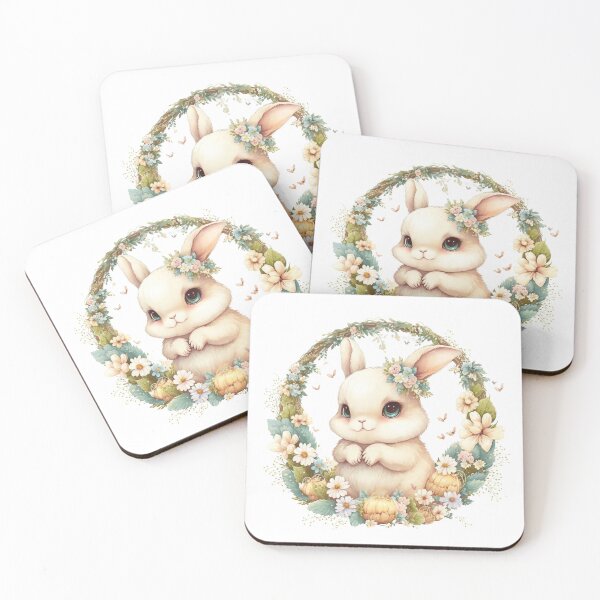 Item preview, Easter Flower Baby Bunny designed and sold by MonkeyBizness.