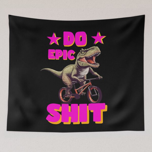 Item preview, Do Epic Shit T-rex biker designed and sold by Animal-ink.