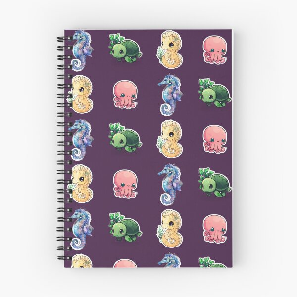 Item preview, 4 Cute Drawings of Sea Animals designed and sold by beluxe.