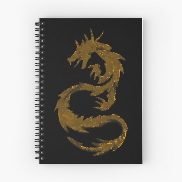 Item preview, Golden Dragon Abstract Gold with Black Design Distorted Tattoo designed and sold by kattakitty.