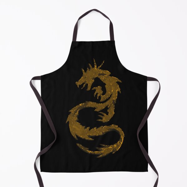 Item preview, Golden Dragon Abstract Gold with Black Design Distorted Tattoo designed and sold by kattakitty.