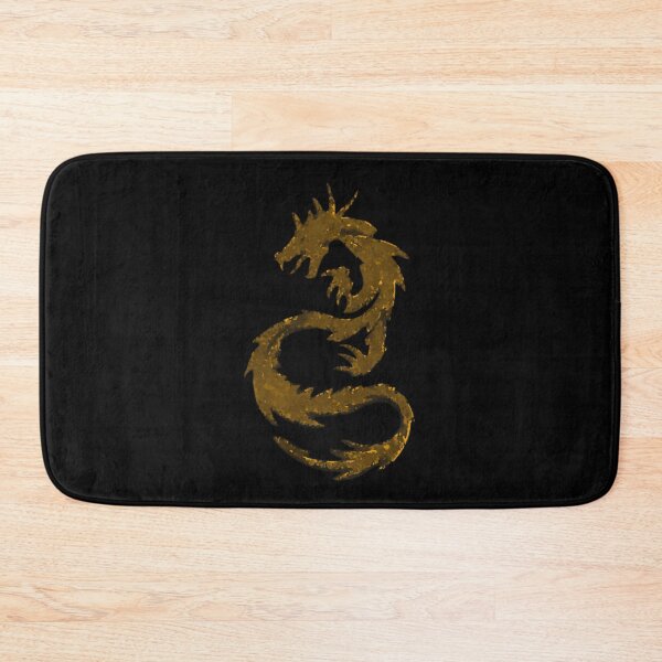Item preview, Golden Dragon Abstract Gold with Black Design Distorted Tattoo designed and sold by kattakitty.