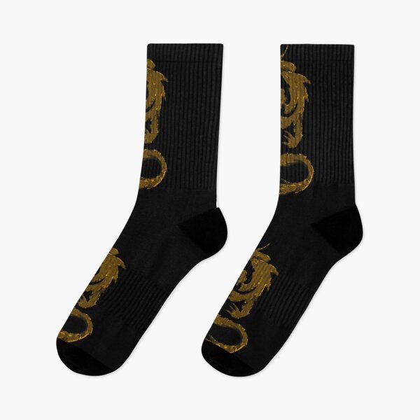 Item preview, Golden Dragon Abstract Gold with Black Design Distorted Tattoo designed and sold by kattakitty.