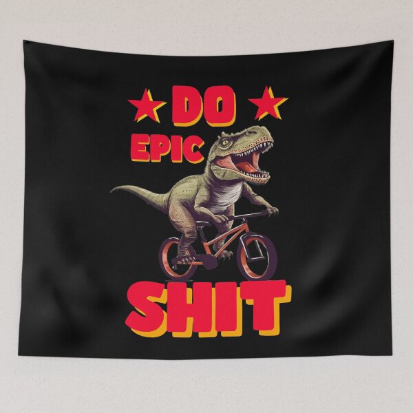 Item preview, Epic Shit Trex biker designed and sold by Animal-ink.
