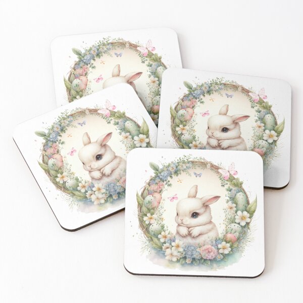 Item preview, Easter Flower Baby Bunny designed and sold by MonkeyBizness.