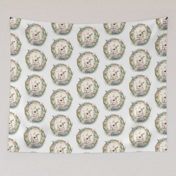 Item preview, Easter Flower Baby Bunny designed and sold by MonkeyBizness.