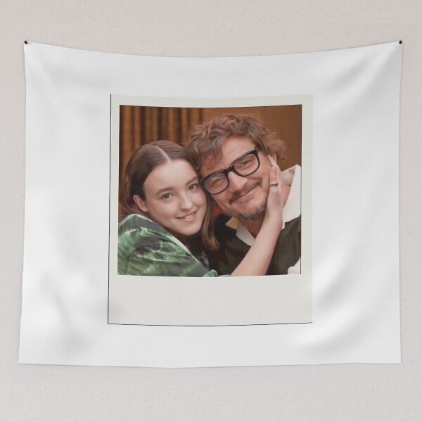 Item preview, pedro pascal and bella ramsey foto retro interview cute moment designed and sold by LannisterOnMars.