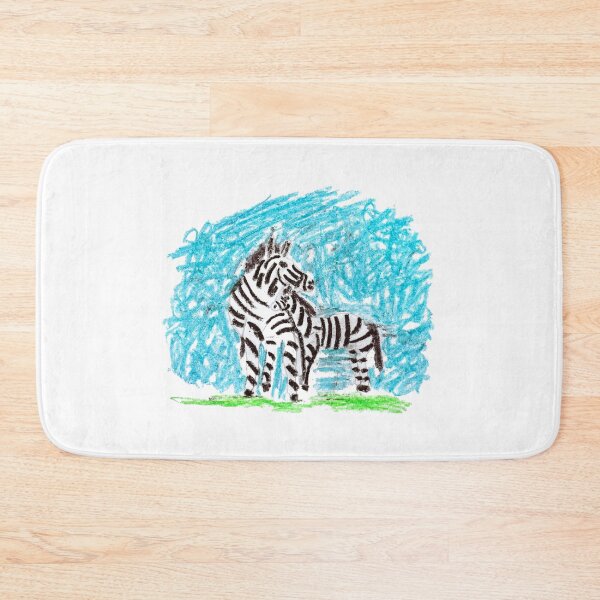 Item preview, Zebra with blue background designed and sold by MadeBySicilian.
