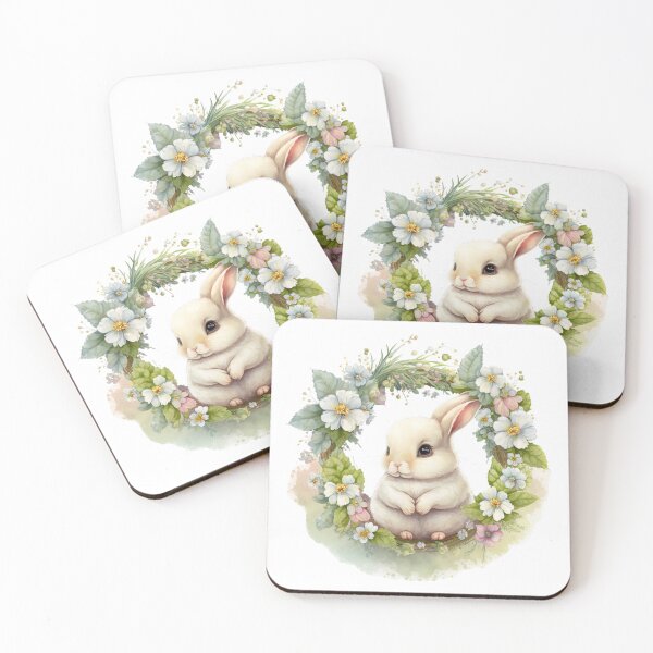 Item preview, Easter Flower Baby Bunny designed and sold by MonkeyBizness.