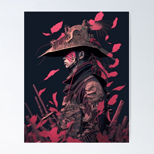 Aperçu de l'œuvre Samurai Warrior Art créée et vendue par elnixart.