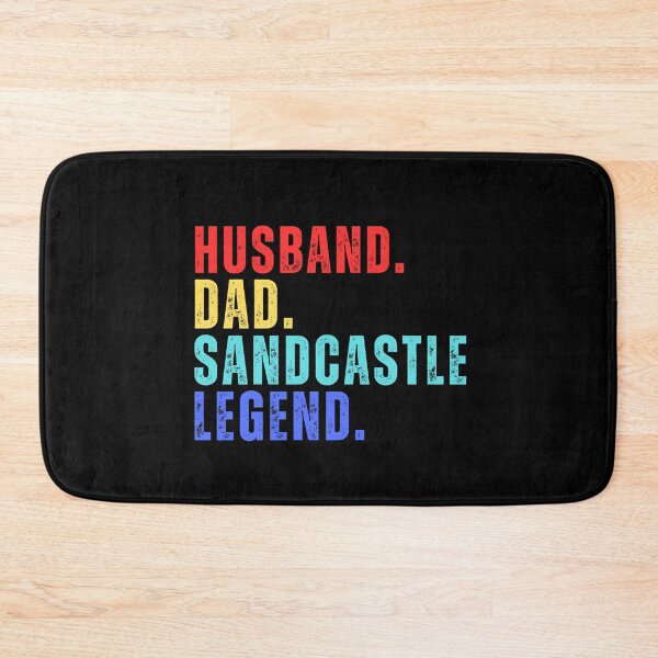 Item preview, HUSBAND DAD SANDCASTLE LEGEND, Beach Competition, National Beach Day, Tropical Vacation designed and sold by Sun Sand & Sea Art.