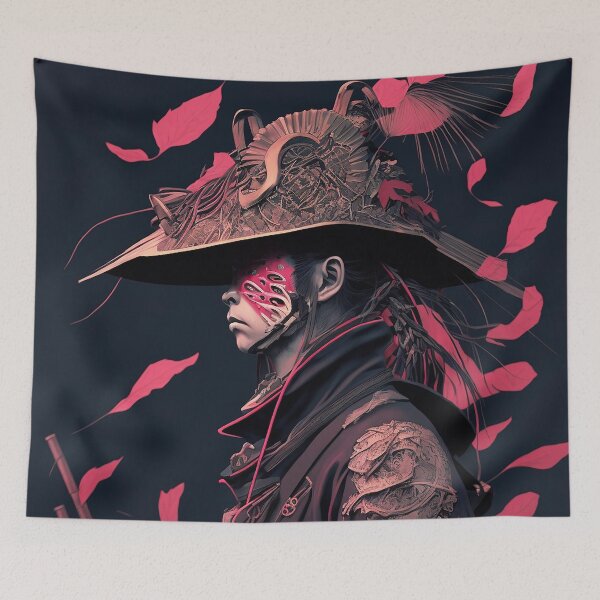 Aperçu de l'œuvre Samurai Warrior Art créée et vendue par elnixart.