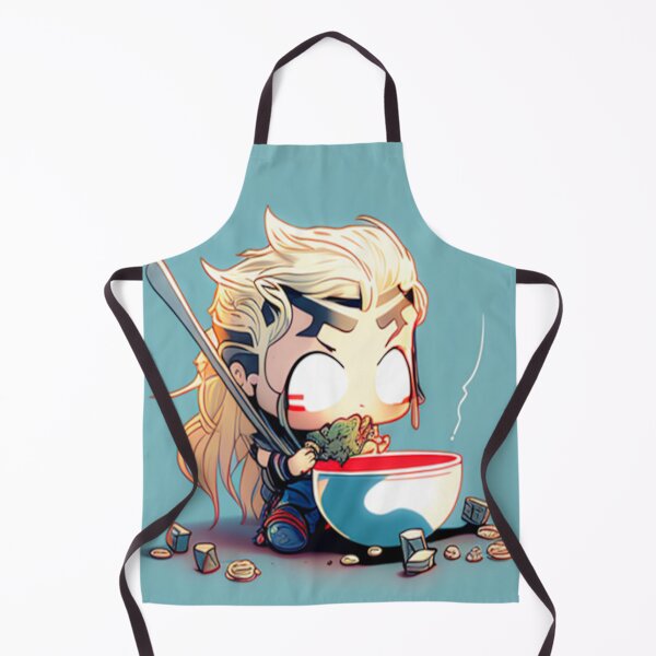 Item preview, Chibi Thor Eating Ramen designed and sold by GabyVGalindo.
