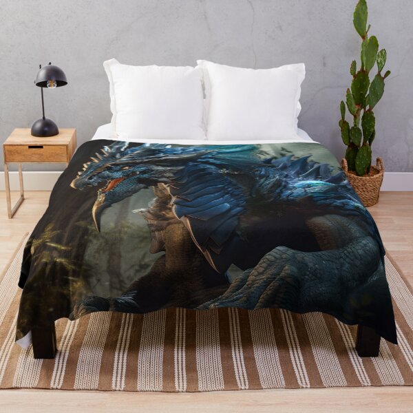 Item preview, Enter the World of Fantasy with this Highly Detailed Blue Dragon Portrait designed and sold by CreationP.