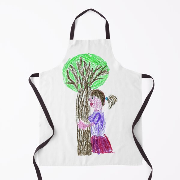 Item preview, Little girl hugging a tree designed and sold by MadeBySicilian.