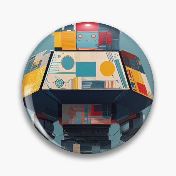 Item preview, Boxy robot designed and sold by nowIAMAI.