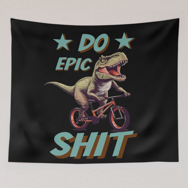 Item preview, Epic Shit T- rex bike designed and sold by Animal-ink.