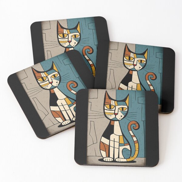 Item preview, Portrait of a Cat designed and sold by Cute Robot.
