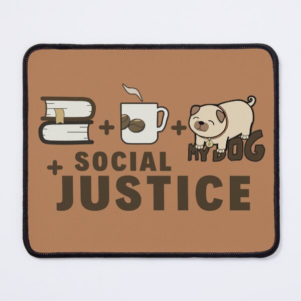 Item preview, Books And Coffee And Dogs And Social Justice II designed and sold by ViewerEqualsPhoton.