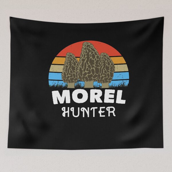 Item preview, Morel Hunter Funny Mushroom Hunting Fungi Lover Mycology Humor designed and sold by SharpThreadZ.