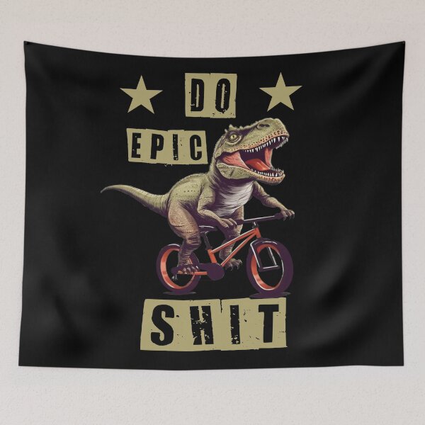Item preview, Do Epic Shit T-rex on bike designed and sold by Animal-ink.