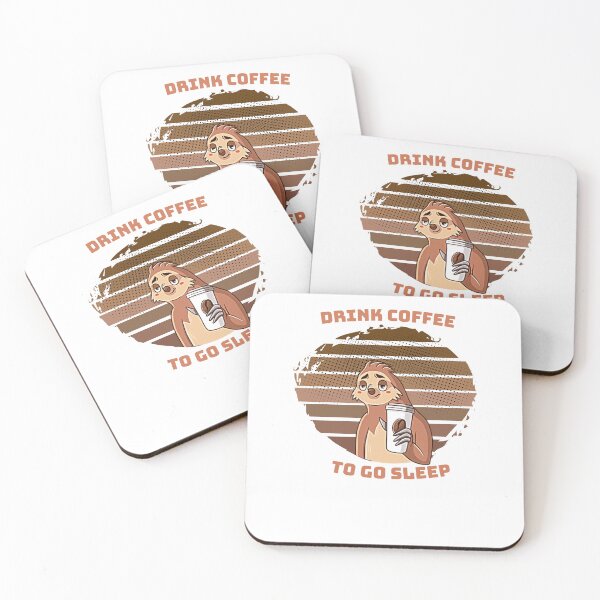 Item preview, Sloth drink coffee to go sleep  designed and sold by Delnet ⭐⭐⭐⭐⭐.