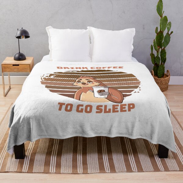 Item preview, Sloth drink coffee to go sleep designed and sold by Delnet ⭐⭐⭐⭐⭐.