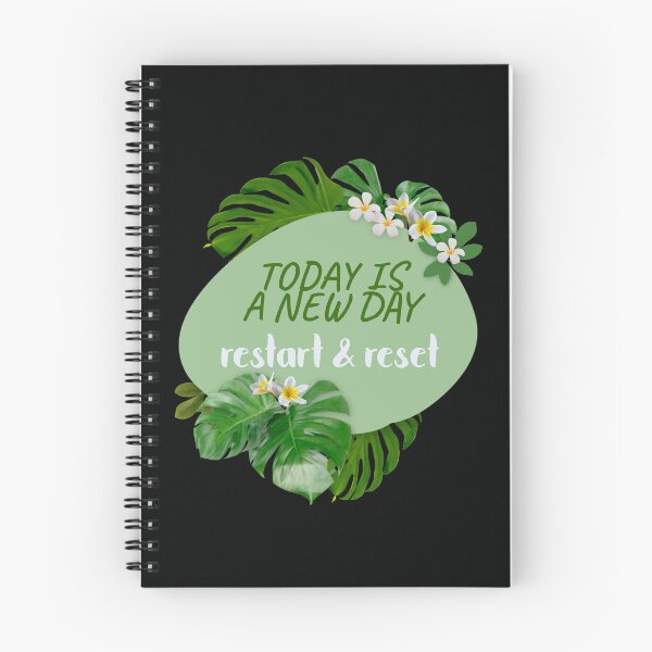 Item preview, RESTART & RESET, TODAY IS A NEW DAY designed and sold by Ndli.