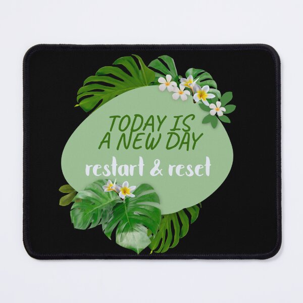 Item preview, RESTART & RESET, TODAY IS A NEW DAY designed and sold by Ndli.