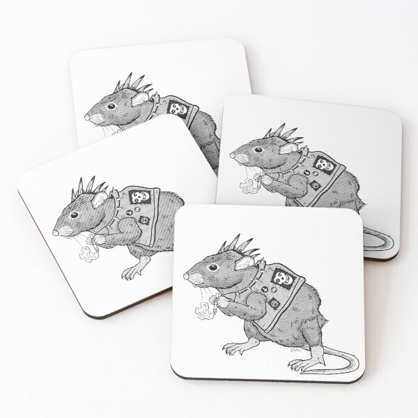 Item preview, Punk rat designed and sold by Desertspiceart.
