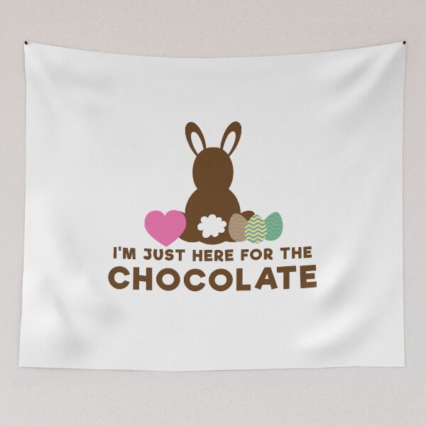 Item preview, Funny Easter i'm just here for the chocolate designed and sold by yssnyd.