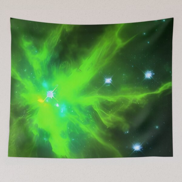 Artikelvorschau, Bright Green Nebula Space entworfen und verkauft von VersoShopping.