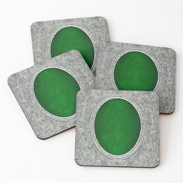 Artikelvorschau, Emerald Inspired Design With A Touch Of Silver (03) entworfen und verkauft von DEBPIX.