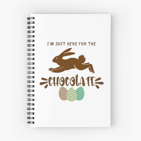 Item preview, i'm just here for the chocolate, chocolate funny easter designed and sold by yssnyd.