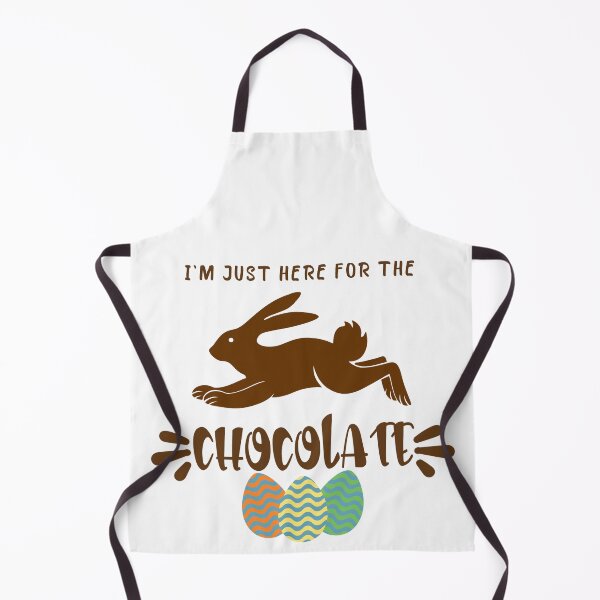 Item preview, i'm just here for the chocolate, chocolate funny easter designed and sold by yssnyd.