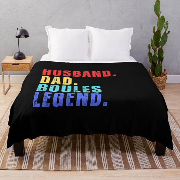 Item preview, HUSBAND DAD BOULES LEGEND, Beach Fun, National Beach Day, Tropical Vacation designed and sold by Sun Sand & Sea Art.